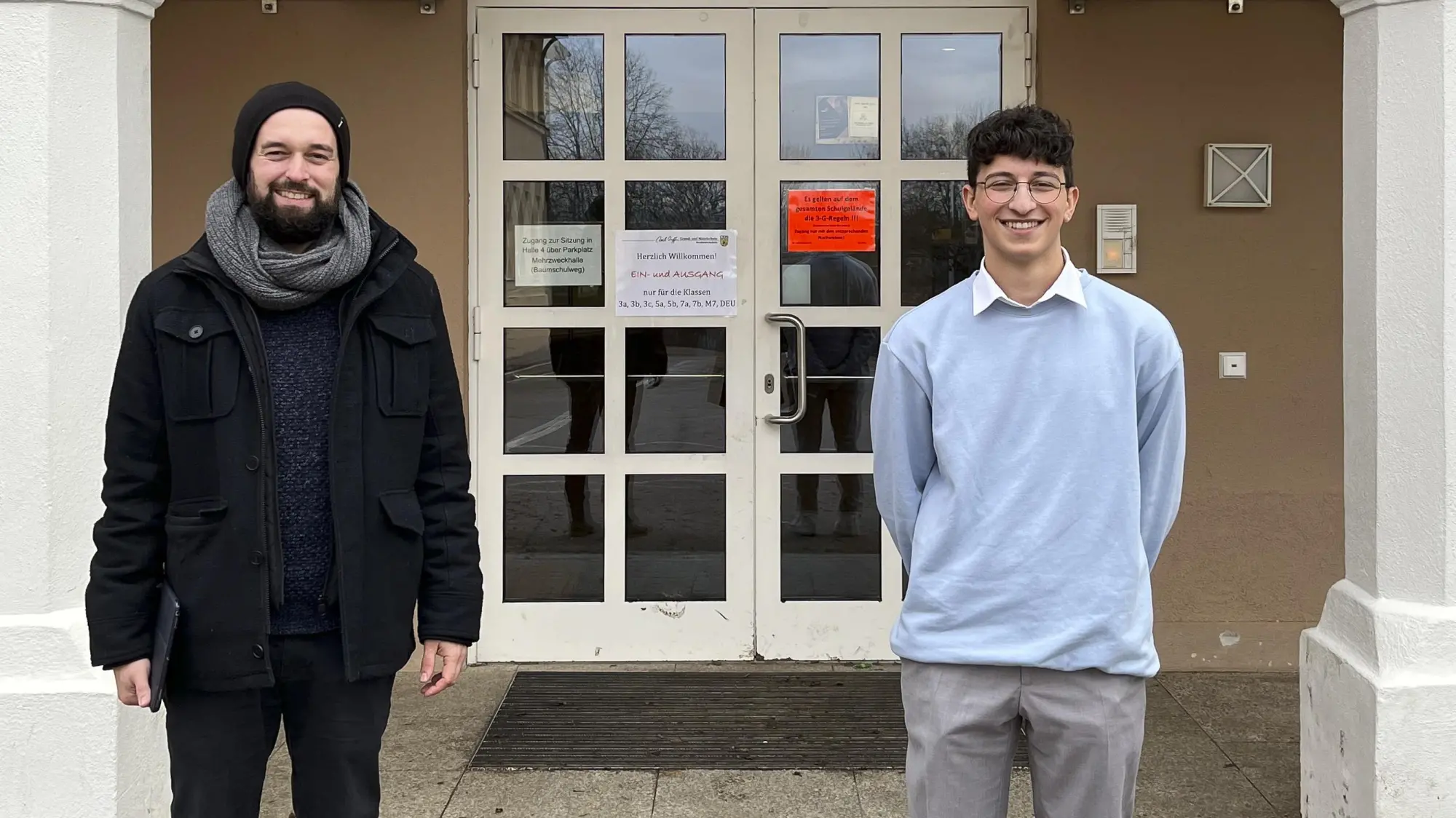 Federico Ciullo von der Carl-Orff-Schule Dießen spricht für Bayerns Schüler